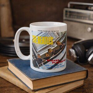 The Beatles Please Please Me Album Cover Mug Ceramic 10 oz Music Memorabilia